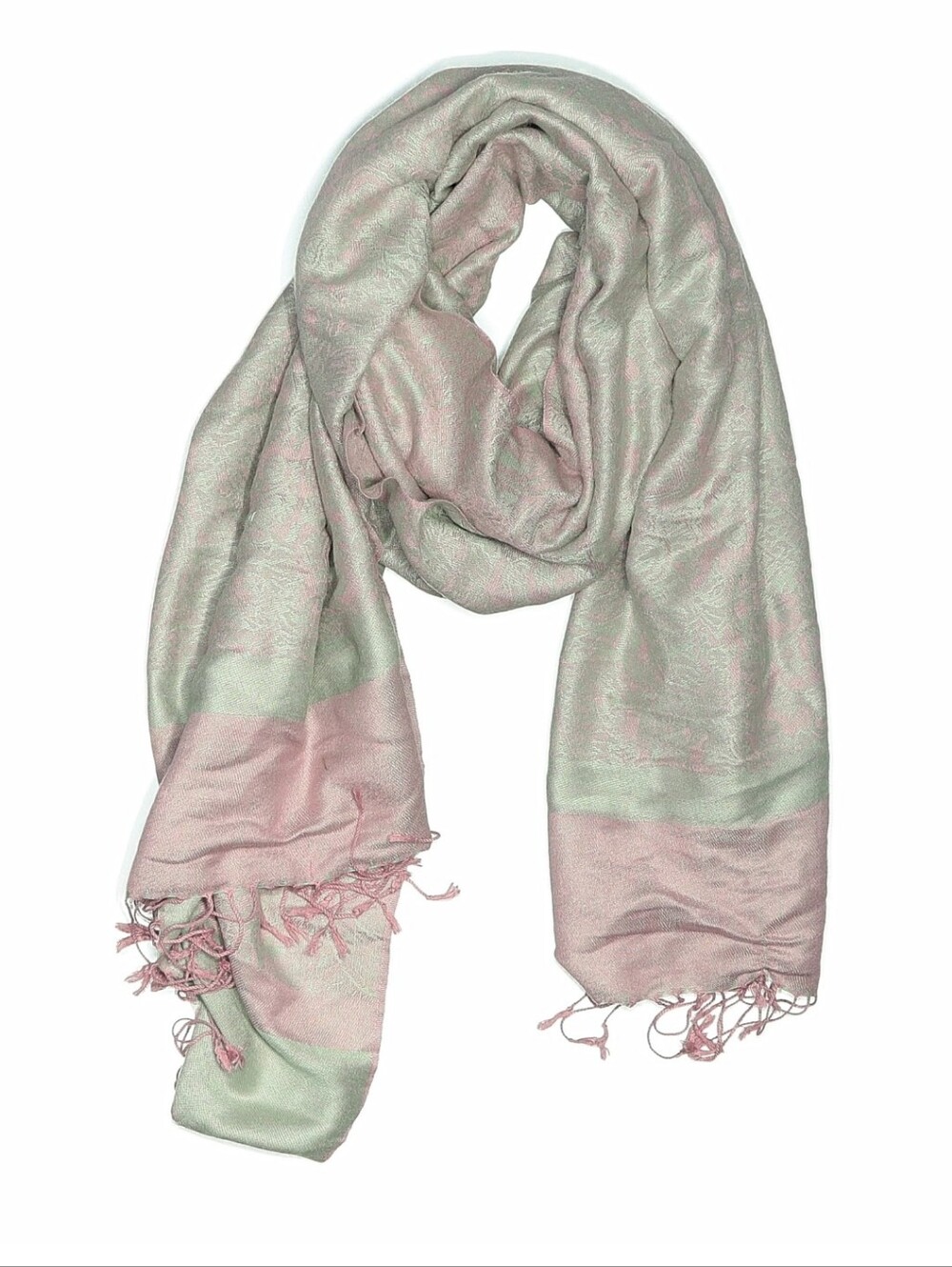 Light‎ Pink and Pale Green Women's Scarf